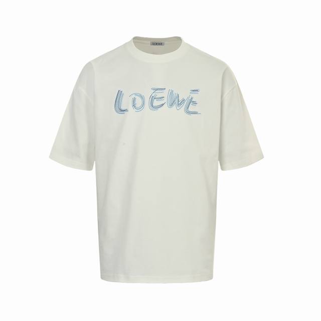 Loewe 25Ss dotted four-leaf clover print short-sleeve fabric is made from custom