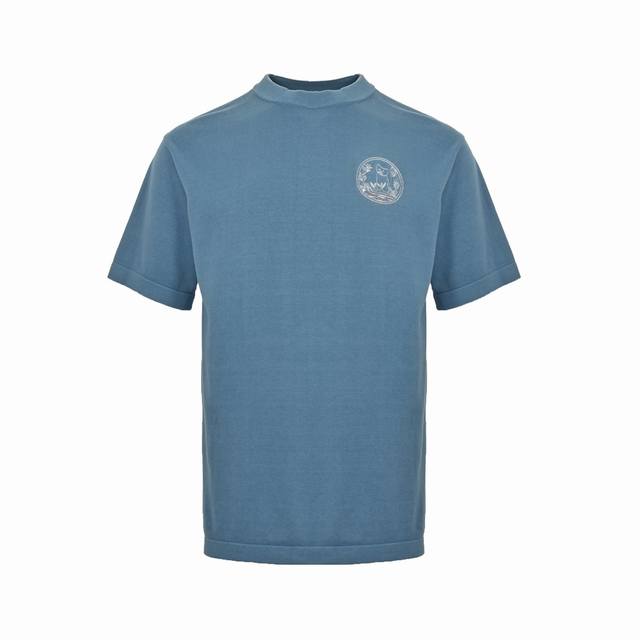 Dior 25Ss Cat Embroidered Knit Short-Sleeve Dior T-shirt showcases the logo from