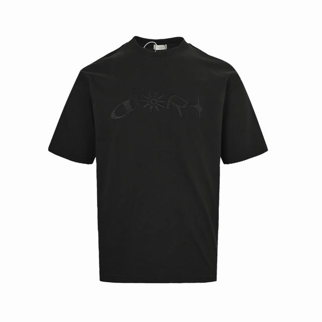 Dior 25Ss Hamilton co-branded embroidered short-sleeved top. A must-have for eve