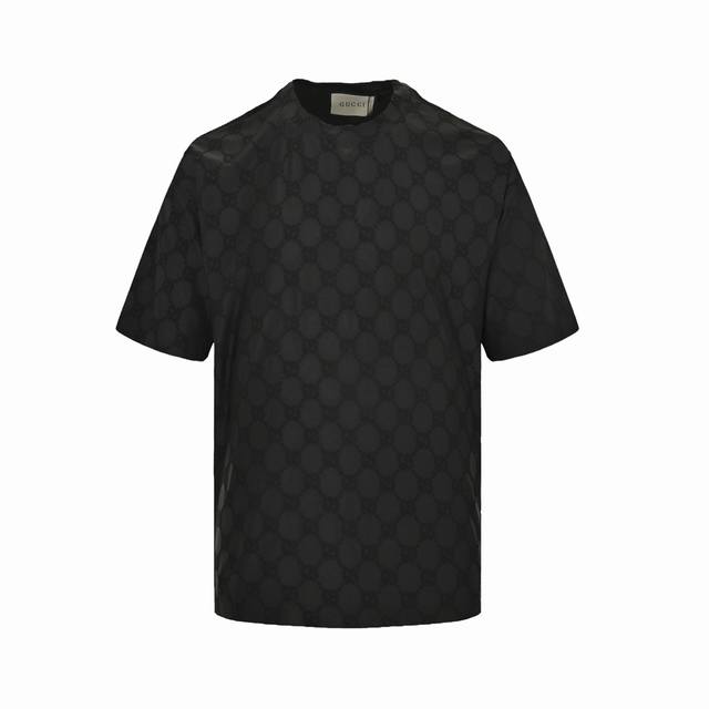 Gucci 24Ss all-over Double G jacquard short-sleeve top features the all-over cla