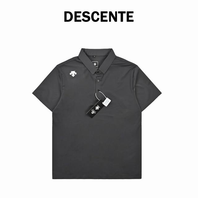 High-quality suit - Descente suit - lapel polo shirt Descente 2025 new summer ja