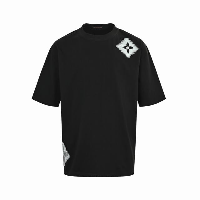 Louis Vuitton 25Ss Phantom Print Short Sleeves are made from custom 240g 26s ult