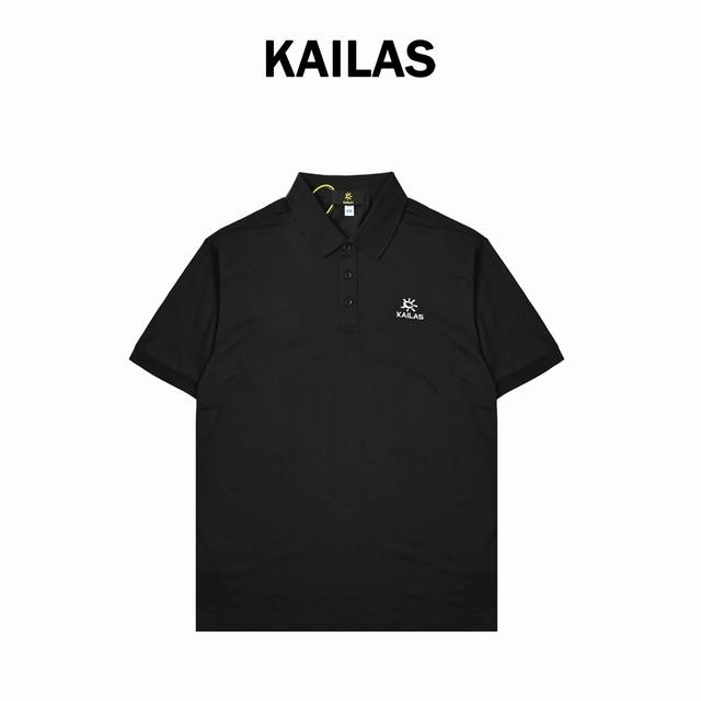 Kailas-Kailas Lapel Polo Shirt Embroidered Ice Cotton Short-Sleeved T-Shirt Clea