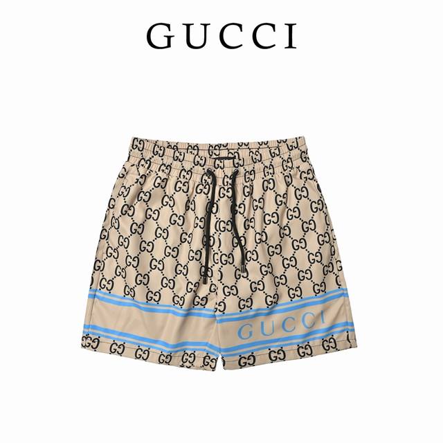 Gucci Double G Beach Shorts. This shorts set is from the Gucci Lido collection,