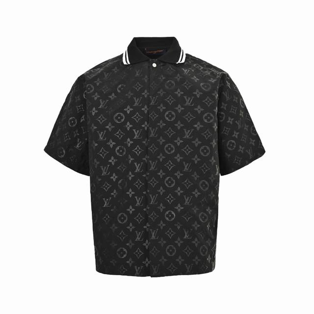 Louis Vuitton 25Ss Monogram Motif Jacquard Suit Short-Sleeved Shirt. This new sh