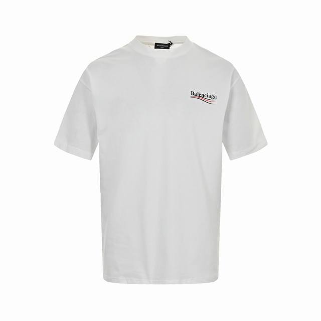 Balenciaga classic cola wave print short-sleeve, custom-woven and custom-dyed, 1