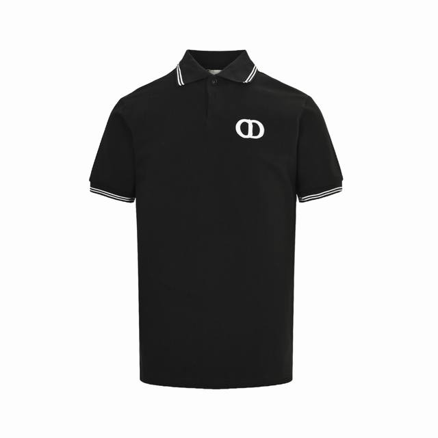 Dior 25Ss Cd Embroidered Polo Shirt. The new Dior 25Ss Cd Icon Polo Shirt is a n
