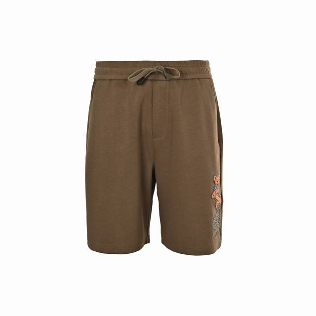 Loewe 25Ss Terry Bear Patch Shorts. These new Loewe shorts feature a minimalist