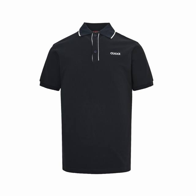 Gucci 25Ss embroidered small logo Polo short-sleeve, original domestic counter p