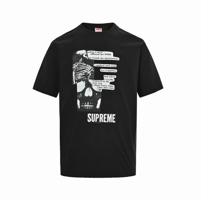 Supreme Week1 Anatomy Tee Skull pattern print round neck short sleeves Size: S-X