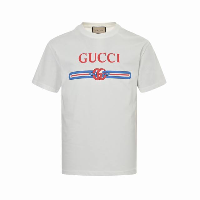 Gucci 25Ss Year of the Snake limited edition printed short-sleeve top is made fr