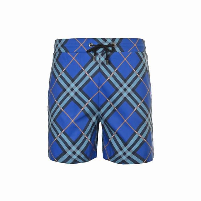 Burberry 25Ss Twill Check Beach Shorts. These slim-cut shorts offer a lightweigh