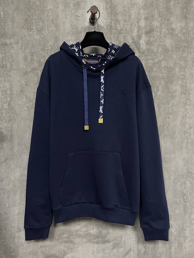 Louis Vuitton SS25 Lv logo pocket long sleeve sweatshirt fabric: 380g luxury bra