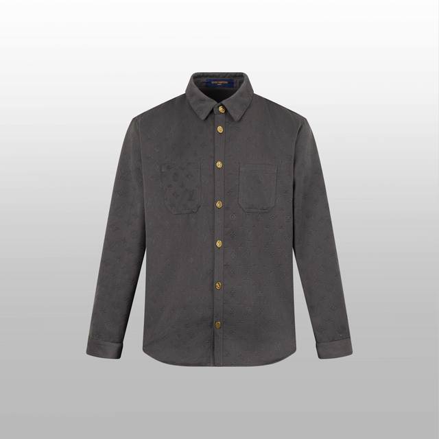 Top version difference currency - 1V full print jacket denim - Color brown - Siz