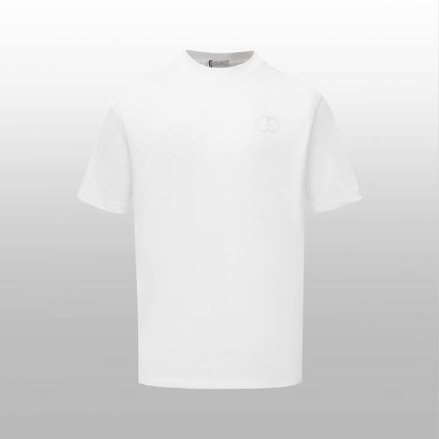 Top version difference currency - Dior letter embroidered short sleeve - Color: