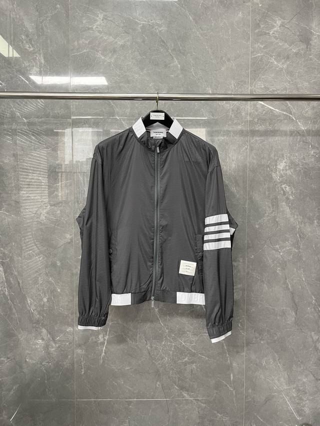 High-Resolution Gray Jacket! This latest lightweight jacket features a classic f