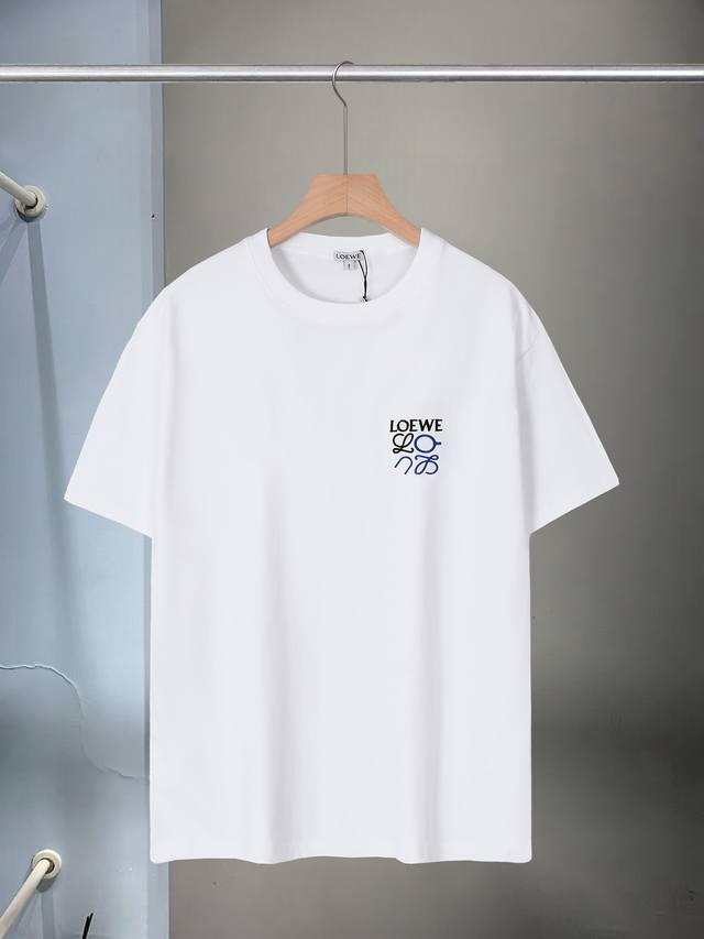 New arrival Xd-8811 Loewe 25Ss new classic embroidered short-sleeved high versio