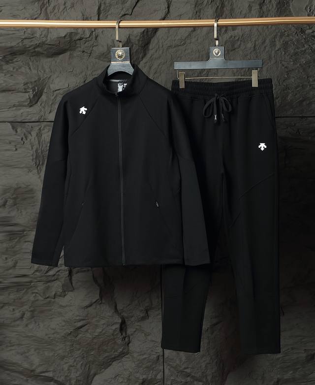 Detachable suit top and pants 5 Descente new top version suit unisex material co