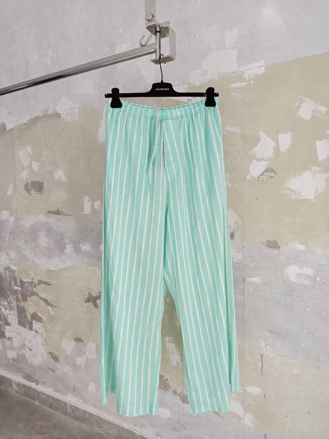 Recommended shipping price: 340Blcg 25 Cupro Stripe Trousers Zp9930 Purchased or