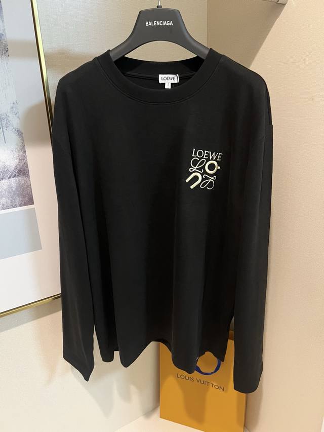 Sizes S, M, L, XL (2 colors available): Black, White, Unisex. This Loewe cotton