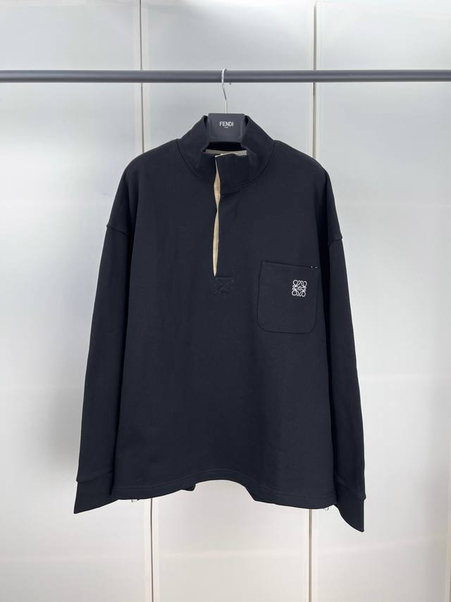 Loewe Pocket Embroidery Polo Sweatshirt S M L X L