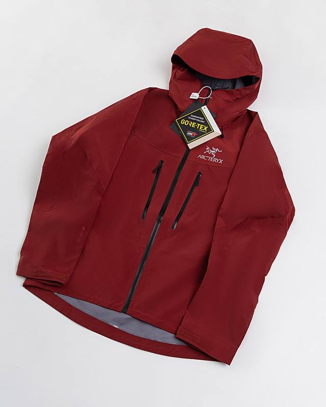 Style J99, Bordeaux Red and White, Premium Edition Arc'teryx Alpha Series SV, 7t