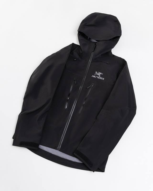 Style No. J99, Black, Silver, and White, Premium Edition Arc'teryx Alpha Series