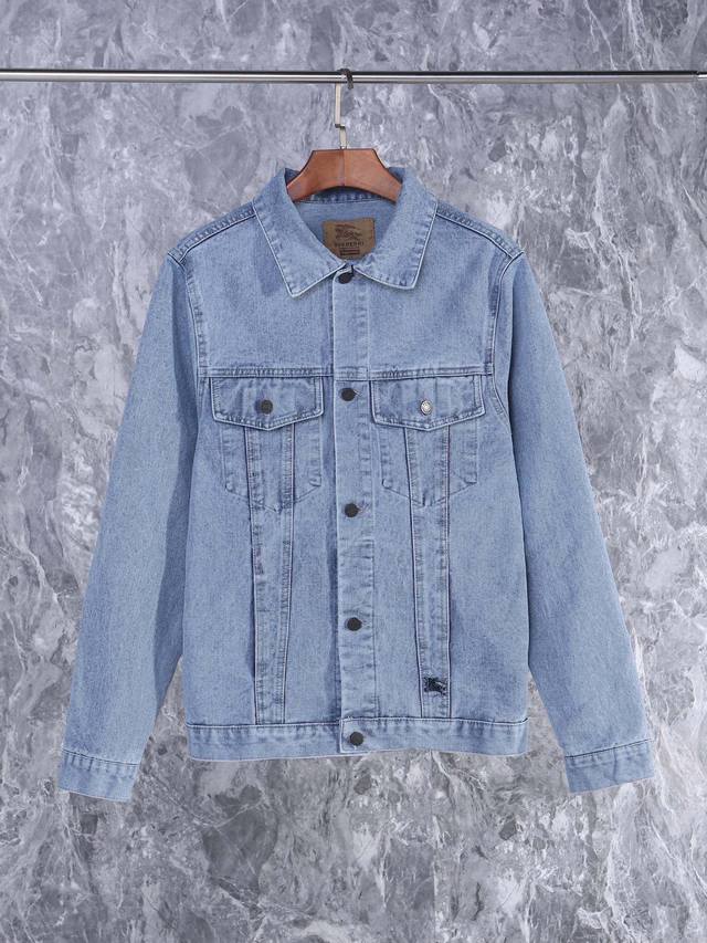 Bbr & Supreme 22Ss Collaborative Embroidered Warhorse Denim Jacket. Bbr and Supr