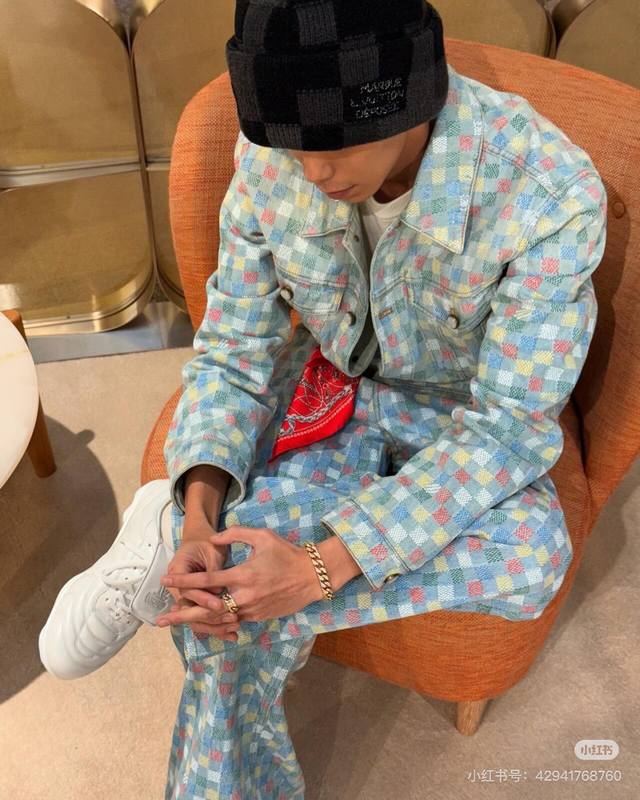 Jacket Pants 190 Model Picture Louis Vuitton 25Ss New Dopamine Color Pixel Check