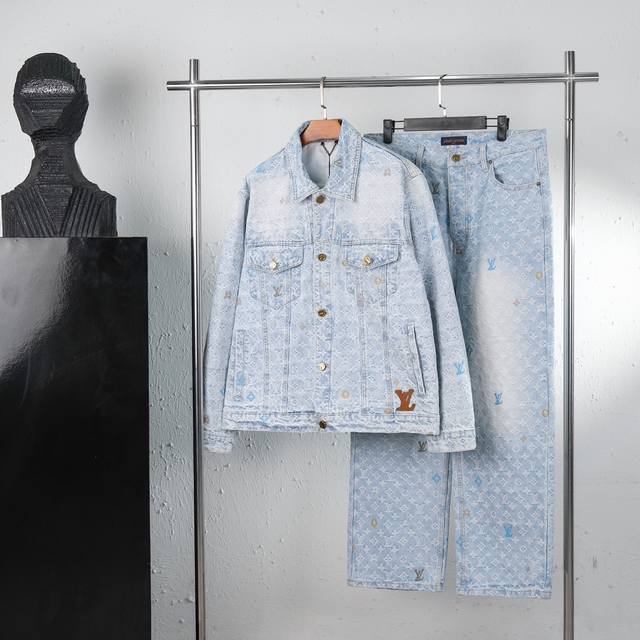 A top-tier replica of this Louis Vuitton x Tyler 24Ss Lv single-breasted denim j