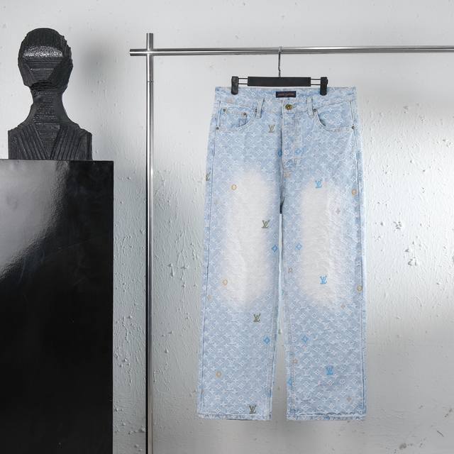 Premium replica - Louis Vuitton x Tyler 24Ss Lv single-breasted denim jacket and