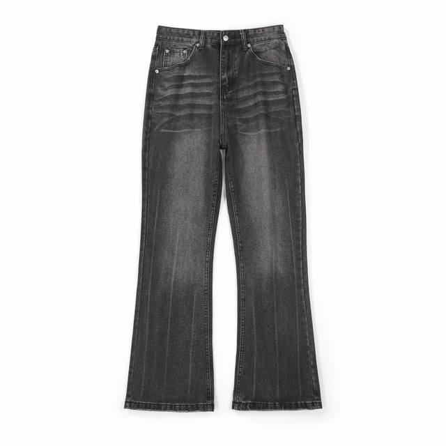 Blcg Balenciaga 24Fw washed, distressed, slightly flared jeans. Demna Flared Tro
