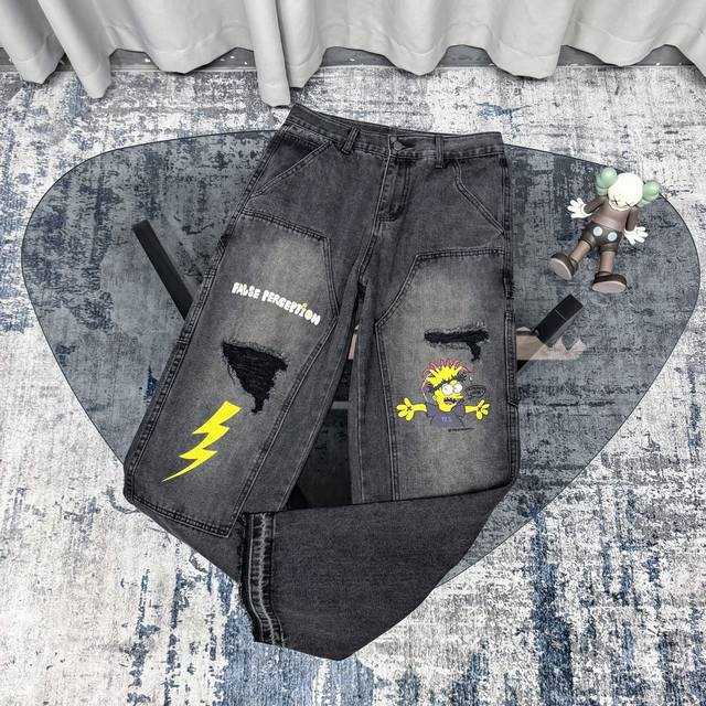 Carhartt & Carhartt Simpson Graffiti Wide-Leg Lumberjack Overalls - The overall