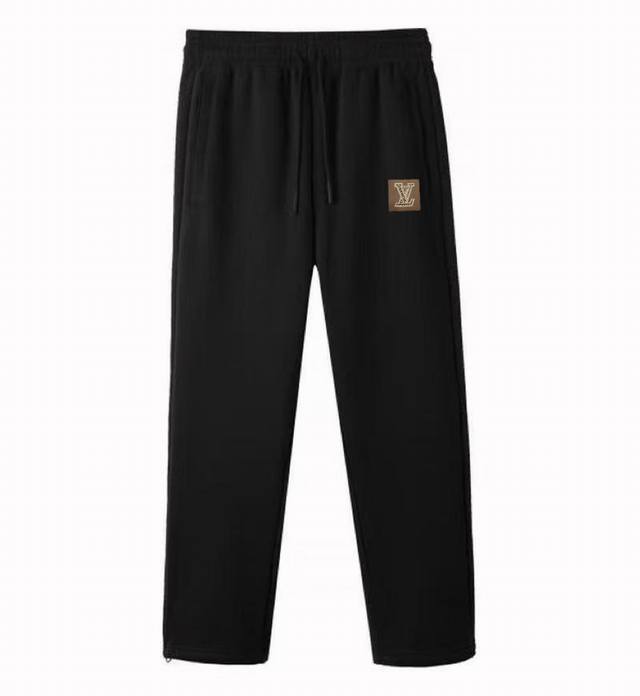 Lv's new fall casual fashion sweatpants feature high-end design and exquisite de