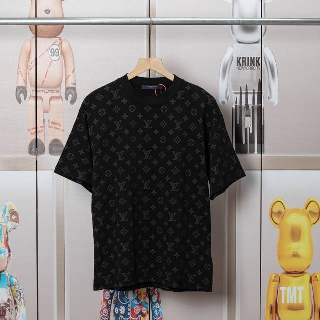 Special offer no refunds Lv Donkey Louis new full-length printed short-sleeves S