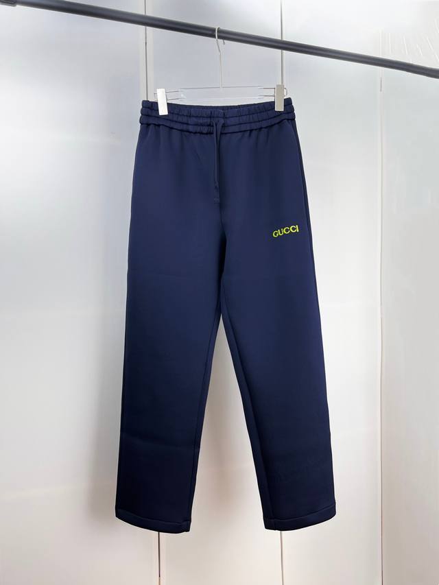 Gucci Gucci letter patch embroidered drawstring trousers SML Xl