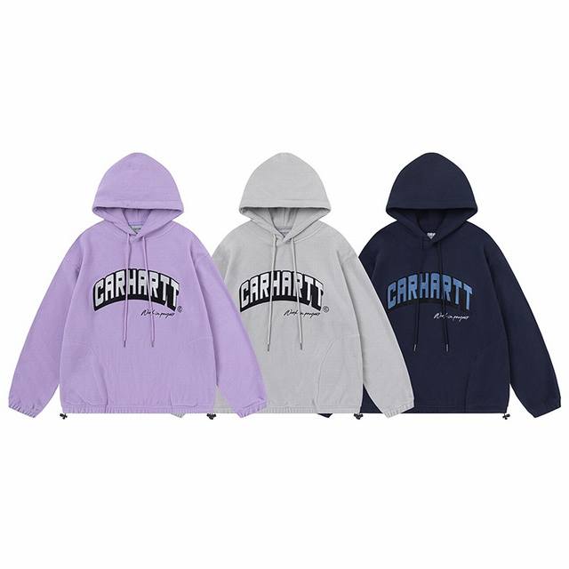 404 Carhartt Wip Carhartt 24Ss autumn new classic large embroidery hooded polar