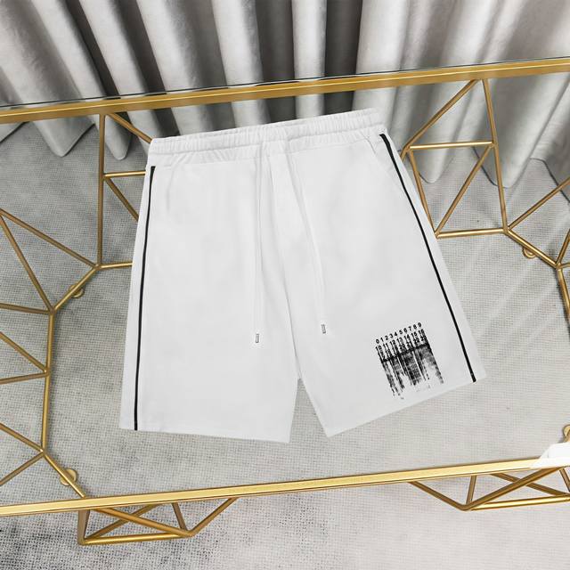 Madison Margiela Margiela printed cotton sweatpants shorts. 1:1 matching fabric,