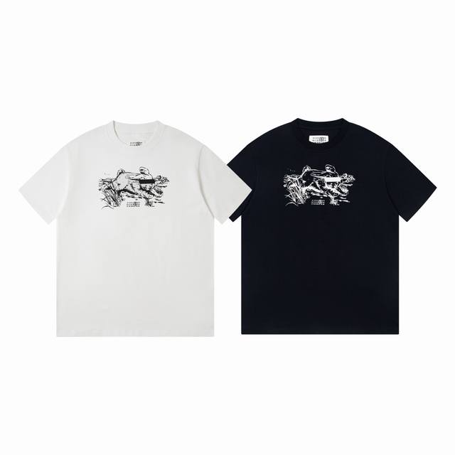 2036 High-quality Maison Margiela 25Ss new rabbit print short-sleeved T-shirt. C