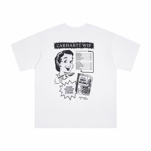 4041 Carhartt Wip Carhartt 25Ss official website large print unisex color: white