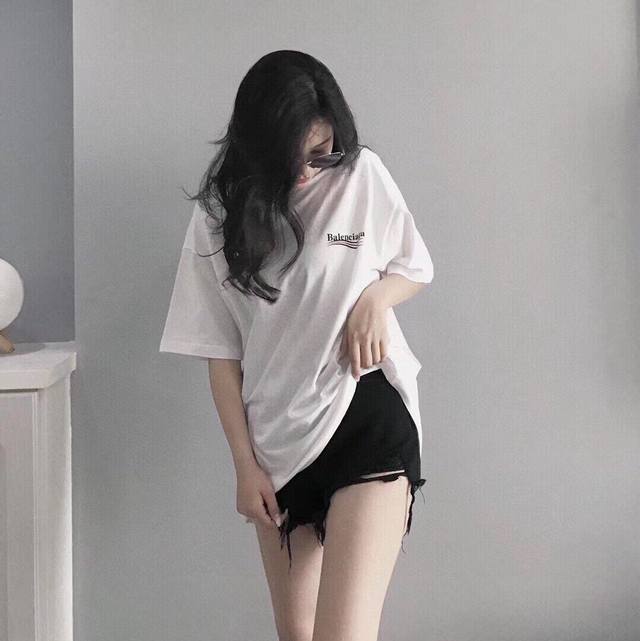 Balenciaga Coke print short-sleeve, custom-woven and custom-dyed, 18S220G combed