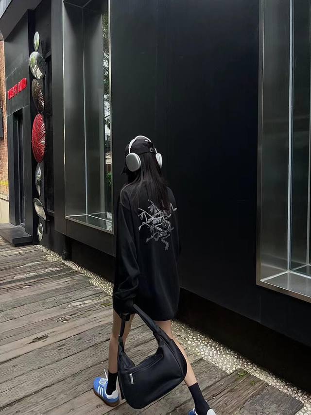 New Arrival! High Quality! Arc'teryx's new fall tricolor bird logo embossed long