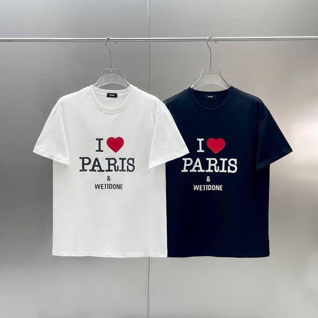 special price ?60, style W50. We11Done 25Ss Paris Valentine's Day limited editio