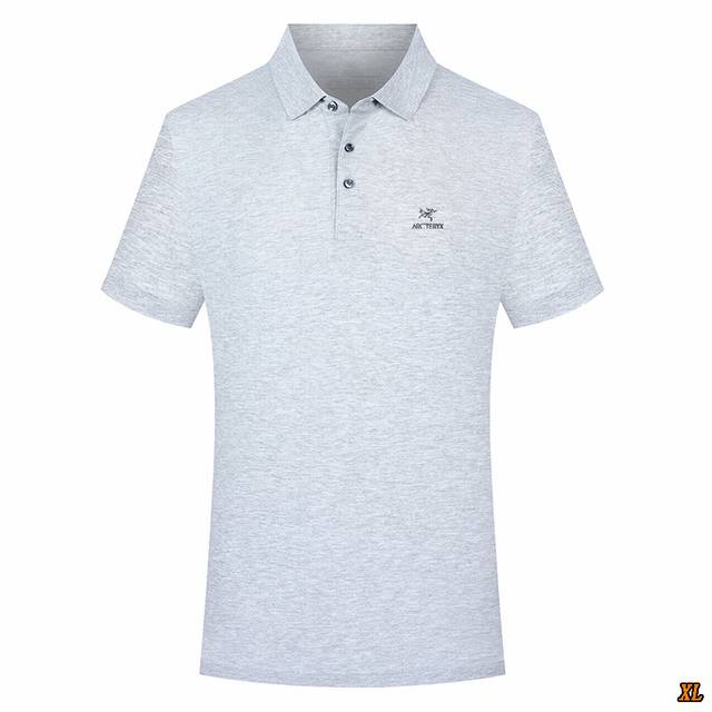 Arc'Teryx exclusive real shot of the new summer high-end mulberry silk Polo shir