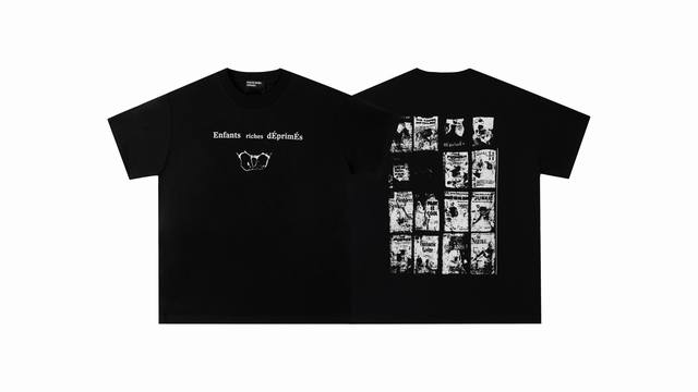 print short-sleeved sweater is made from custom-woven 250G, 32-count, double-str