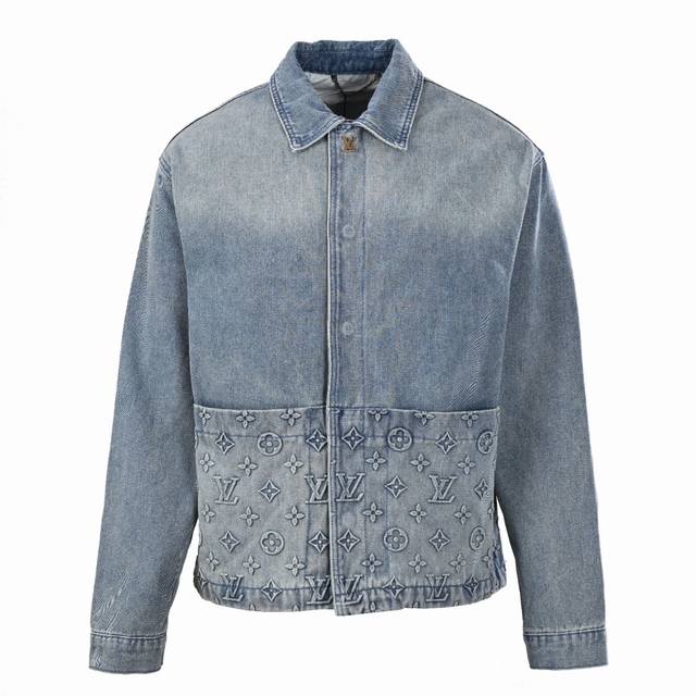Louis Vuitton LV Spring Capsule Collection, a single-breasted denim jacket with