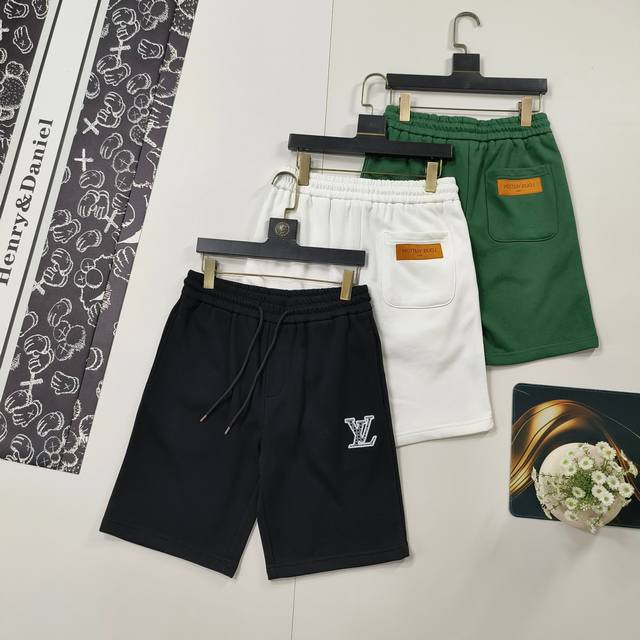 Size S-Xl Hot-selling 2025 Summer New Louis Vuitton Shorts Embroidered Logo Donk