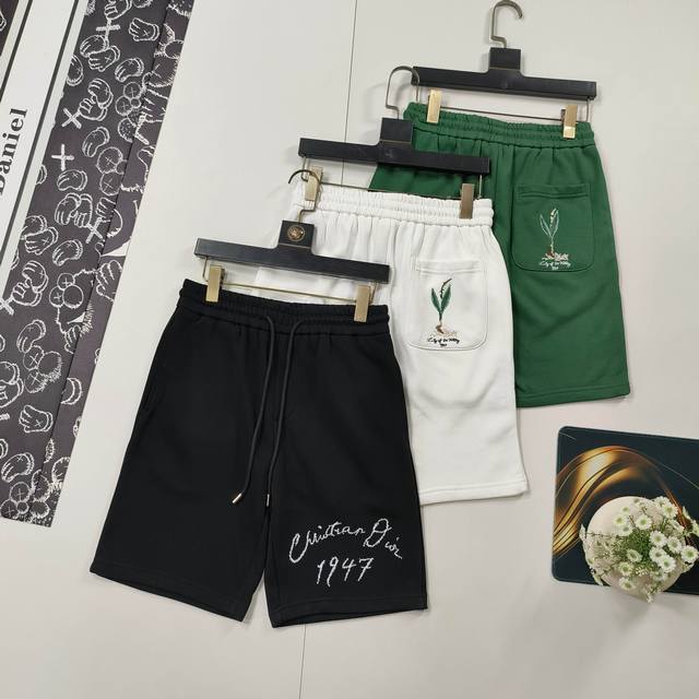 Size S-Xl Hot-selling 2025 Summer New Product Dior Shorts Embroidered Logo Orchi