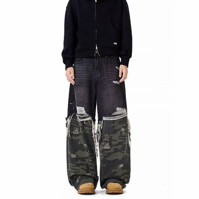 Style No.-911 Cleanfit New Heavy Duty Fake Two-Piece Camouflage American Retro W