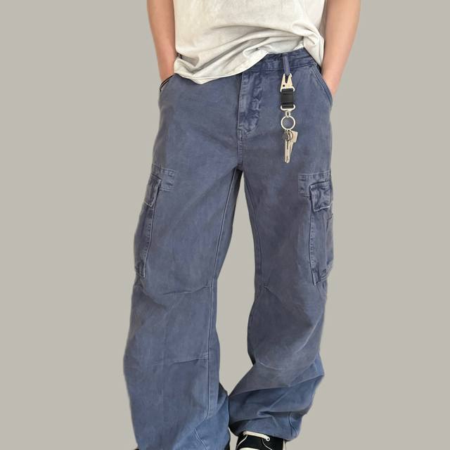 Style No.-909 Cleanfit New American Style Distressed Retro Work Pocket Vintage S